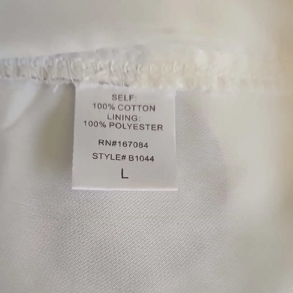 Pomander Place White and Black Polka Dot Sleeveless V-Neck Sundress Sz L - Picture 9 of 10